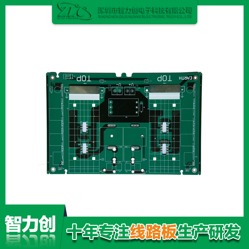 雙面埋銅片 PCB 板運(yùn)用新能源汽車（表面無鉛噴錫處理）.png